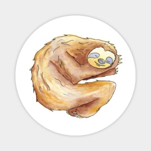 Sleepy sloth Magnet